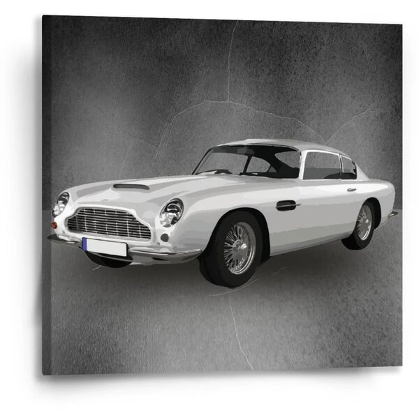 Sablio Obraz Aston Martin Tmavé pozadie - 50x50 cm
