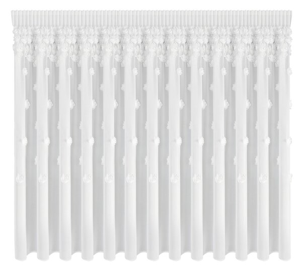 ZÁCLONA NA PÁSKE DIANA3 350X160 CM BIELA