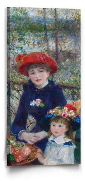 Sablio Obraz Dve sestry (Na terase) - Pierre-Auguste Renoir - 110x50 cm