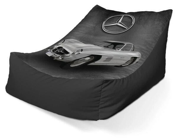 Sablio Sedací vak Lounge Mercedes-Benz 300 SL Sivé pozadie - 80 x 95 x 50 cm