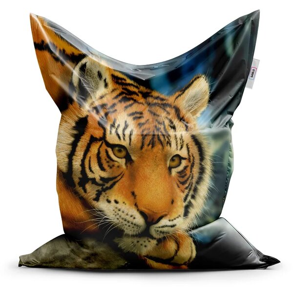 Sablio Sedací vak tiger - 150x100 cm
