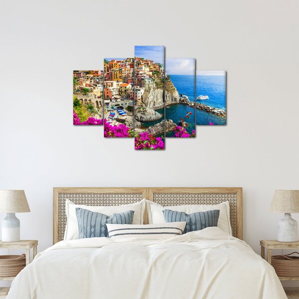 Obraz - Talianska dedinka Manarola (150x105 cm)