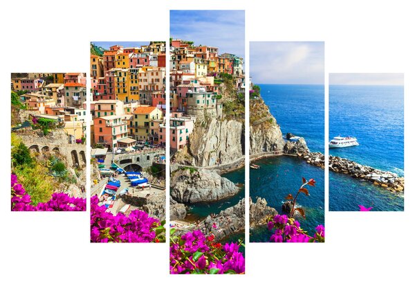 Obraz - Talianska dedinka Manarola (150x105 cm)