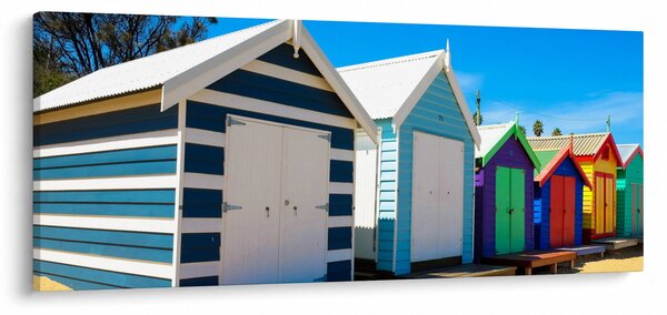 Obraz - Pláž Brighton, Melbourne, Austrália (120x50 cm)