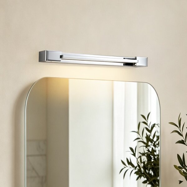 Brilagi - LED kúpeľňové osvetlenie zrkadla AQUA LINE LED/12W/230V 45 cm IP44 lesklý chróm