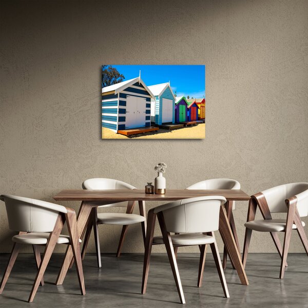 Obraz - Pláž Brighton, Melbourne, Austrália (70x50 cm)