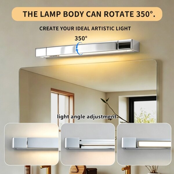 Brilagi - LED kúpeľňové osvetlenie zrkadla AQUA LINE LED/12W/230V 45 cm IP44 lesklý chróm