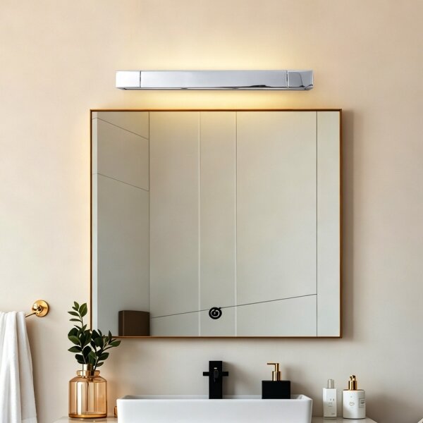 Brilagi - LED kúpeľňové osvetlenie zrkadla AQUA LINE LED/12W/230V 45 cm IP44 lesklý chróm