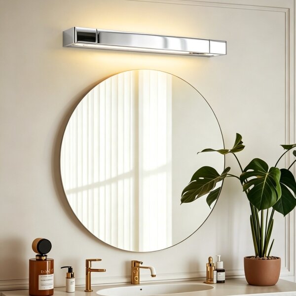 Brilagi - LED kúpeľňové osvetlenie zrkadla AQUA LINE LED/12W/230V 45 cm IP44 lesklý chróm