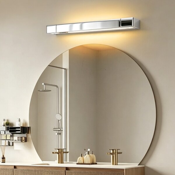 Brilagi - LED kúpeľňové osvetlenie zrkadla AQUA LINE LED/12W/230V 45 cm IP44 lesklý chróm