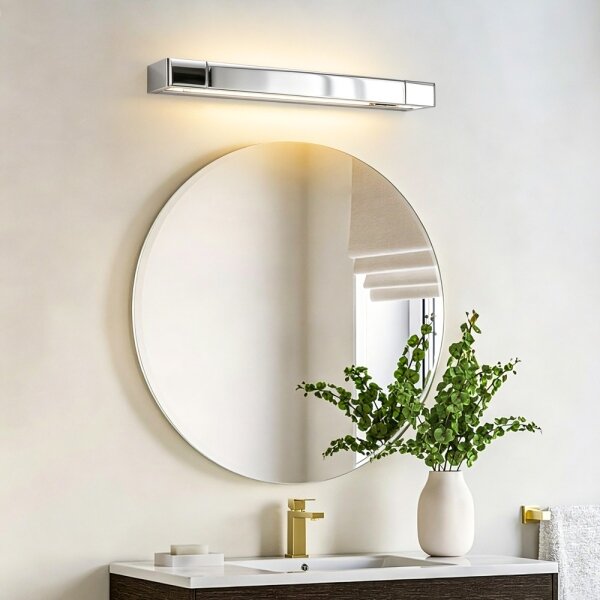 Brilagi - LED kúpeľňové osvetlenie zrkadla AQUA LINE LED/12W/230V 45 cm IP44 lesklý chróm