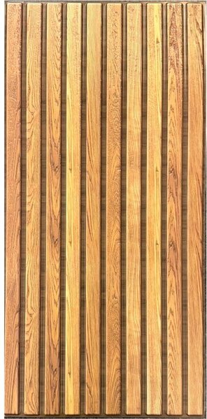 Samolepiace PVC 3D panely TP10032928, cena za kus, rozmer 60 x 30 cm, lamely hnedé, IMPOL TRADE