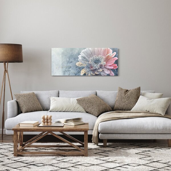 Obraz - Zimný kvet (120x50 cm)
