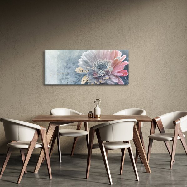 Obraz - Zimný kvet (120x50 cm)