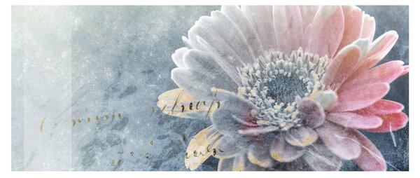 Obraz - Zimný kvet (120x50 cm)