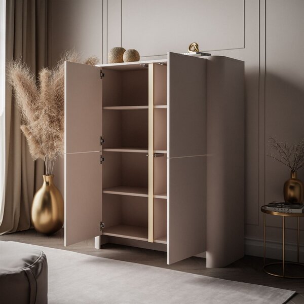 KOMODA DOLORES 4D KAŠMÍR 103 cm
