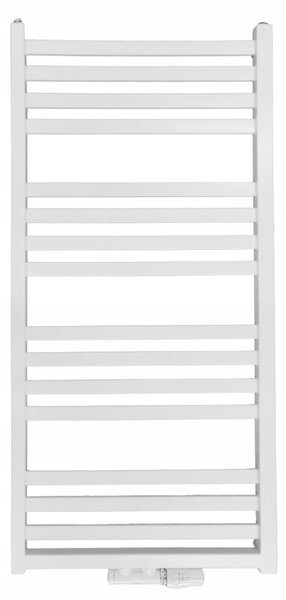 Regnis LOX, vykurovacie teleso 300x570mm so stredovým pripojením 50mm, 401W, čierna matná, LOX60/30/D5/BLACK