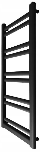 Regnis Retro, vykurovacie teleso 540x1450mm, 698W, čierna matná, RETRO145/50/D500/BLACK