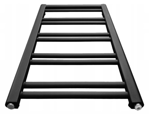 Regnis Retro, vykurovacie teleso 540x1450mm, 698W, čierna matná, RETRO145/50/D500/BLACK