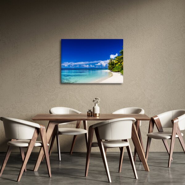 Obraz tropickej pláže (70x50 cm)
