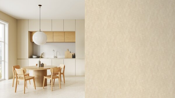 RASCH | Vliesová tapeta na stenu Liverna 417241 | 0,53 x 10,05 m | béžová, krémová