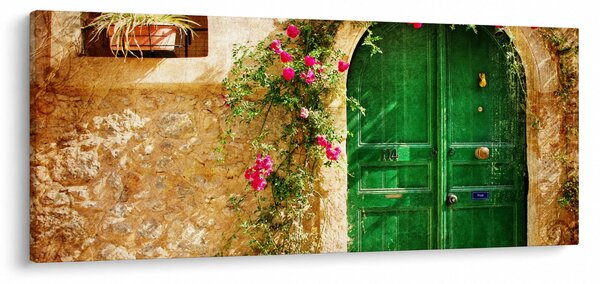 Obraz starých dverí (120x50 cm)