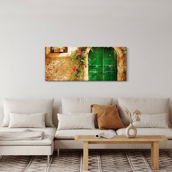 Obraz starých dverí (120x50 cm)