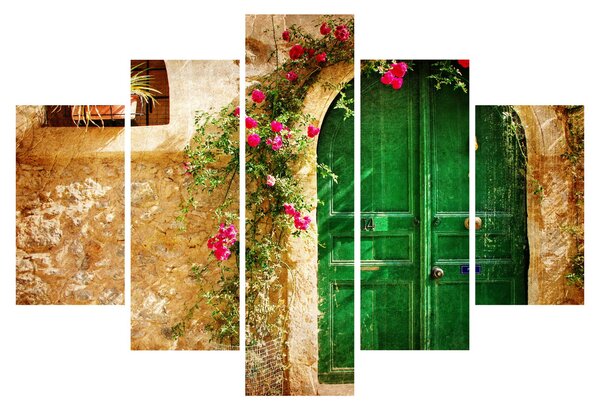 Obraz starých dverí (150x105 cm)