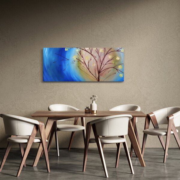 Obraz - Strom zakrývajúci slnko (120x50 cm)
