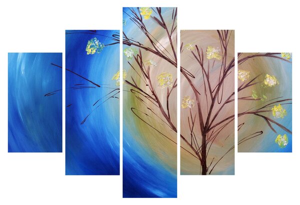 Obraz - Strom zakrývajúci slnko (150x105 cm)