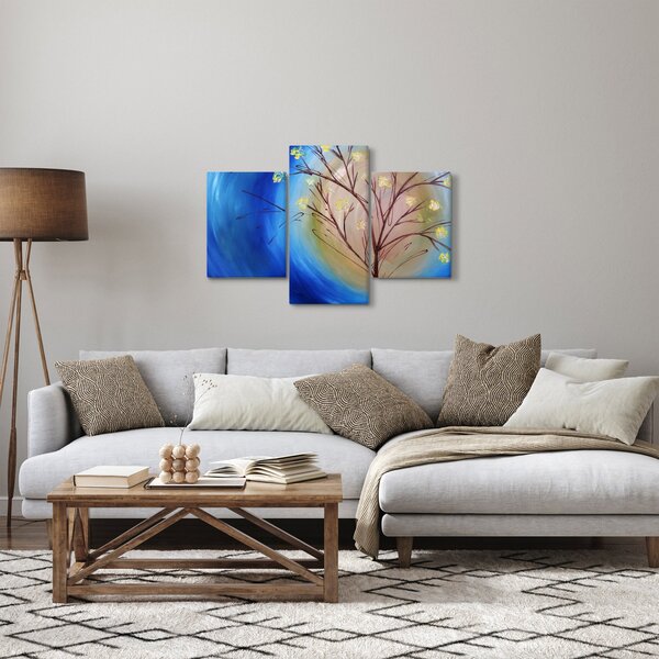Obraz - Strom zakrývajúci slnko (90x60 cm)