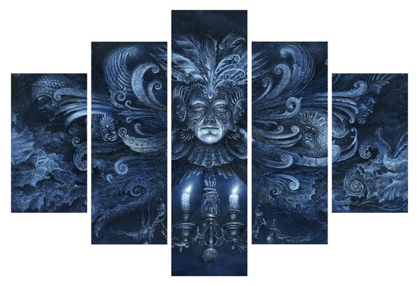 Obraz - Temné baroko (150x105 cm)