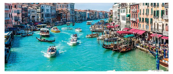 Obraz - Canal Grande, Benátky, Taliansko (120x50 cm)
