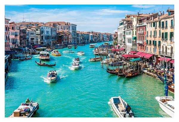 Obraz - Canal Grande, Benátky, Taliansko (90x60 cm)