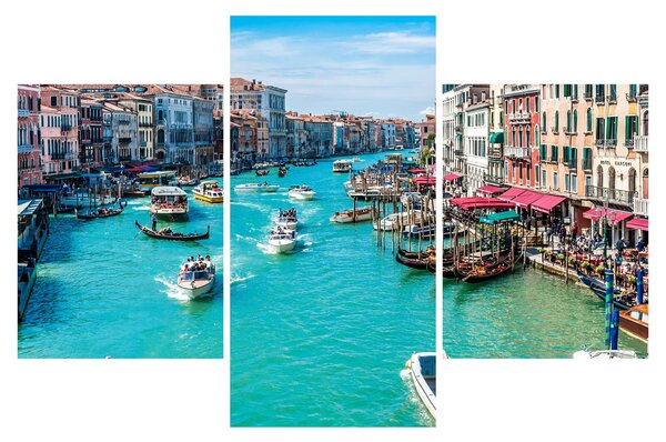 Obraz - Canal Grande, Benátky, Taliansko (90x60 cm)