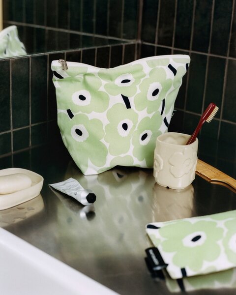 Marimekko Kúpeľňová sada Unikko, 2ks / béžová