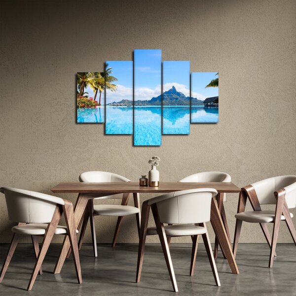 Obraz - Bora-Bora, Francúzska Polynézia (150x105 cm)
