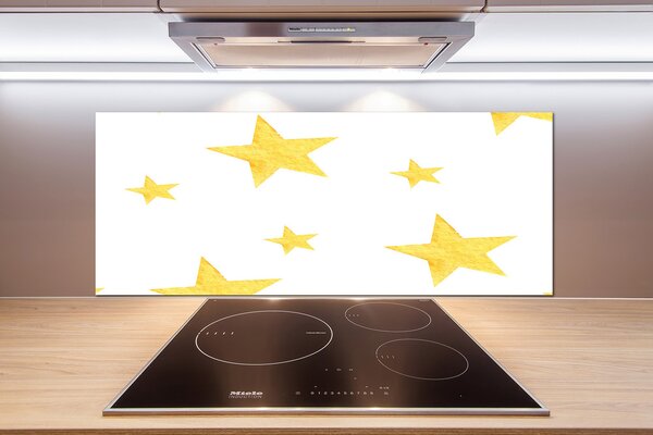 Panel do kuchyne Žlté hviezdy pl-pksh-125x50-f-127105931