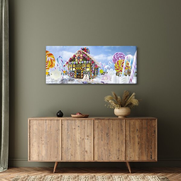 Obraz - Perníková chalúpka (120x50 cm)