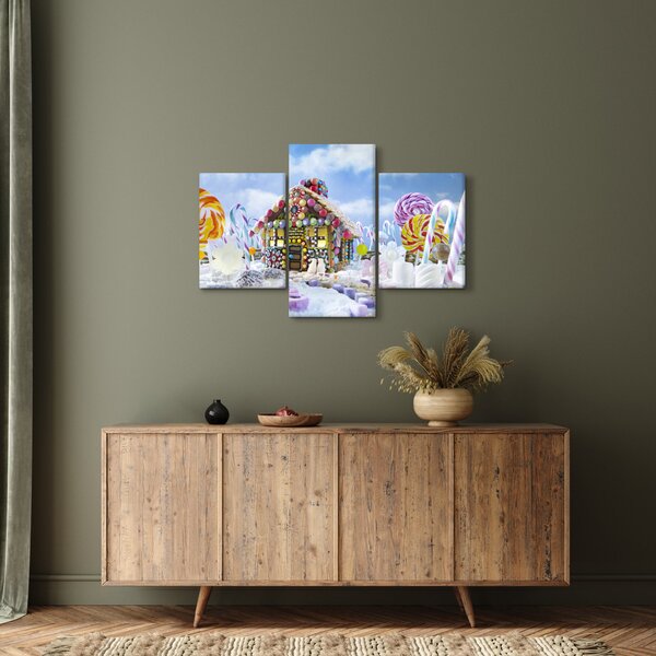 Obraz - Perníková chalúpka (90x60 cm)