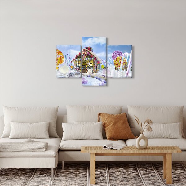 Obraz - Perníková chalúpka (90x60 cm)