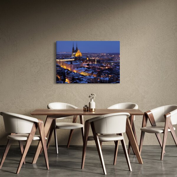 Obraz - Katedrála sv. Petra a Pavla, Brno, Česká Republika (90x60 cm)