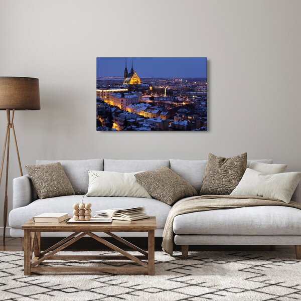 Obraz - Katedrála sv. Petra a Pavla, Brno, Česká Republika (90x60 cm)
