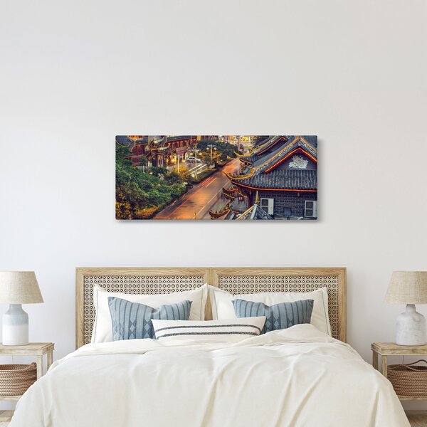 Obraz - Qintai Road, Čcheng-tu, Čína (120x50 cm)