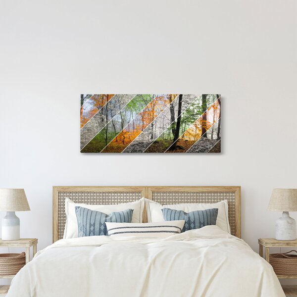 Obraz - Striedanie ročných období (120x50 cm)