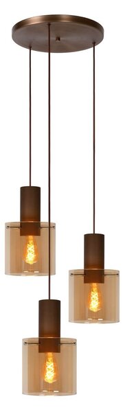 Lucide 74405/13/62 závesné stropné svietidlo Toledo 3x60W | E27