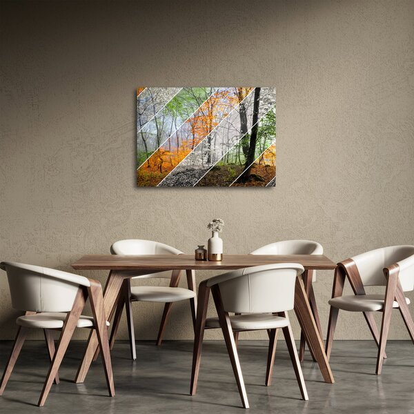 Obraz - Striedanie ročných období (70x50 cm)
