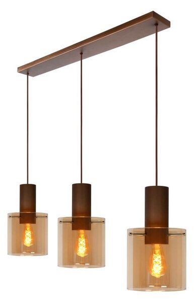Lucide 74405/03/62 závesné stropné svietidlo Toledo 3x60W | E27