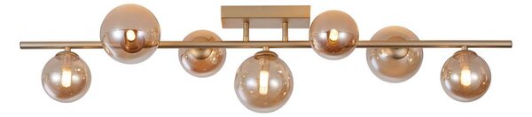 Wofi 7014-701W - LED Prisadený luster VILLA 7xG9/3W/230V zlatá