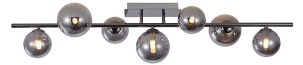 Wofi 7014-705W - LED Prisadený luster VILLA 7xG9/3W/230V čierna